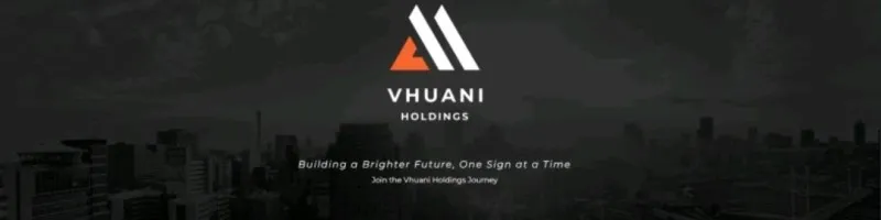 Vhuani Holdings branding wall